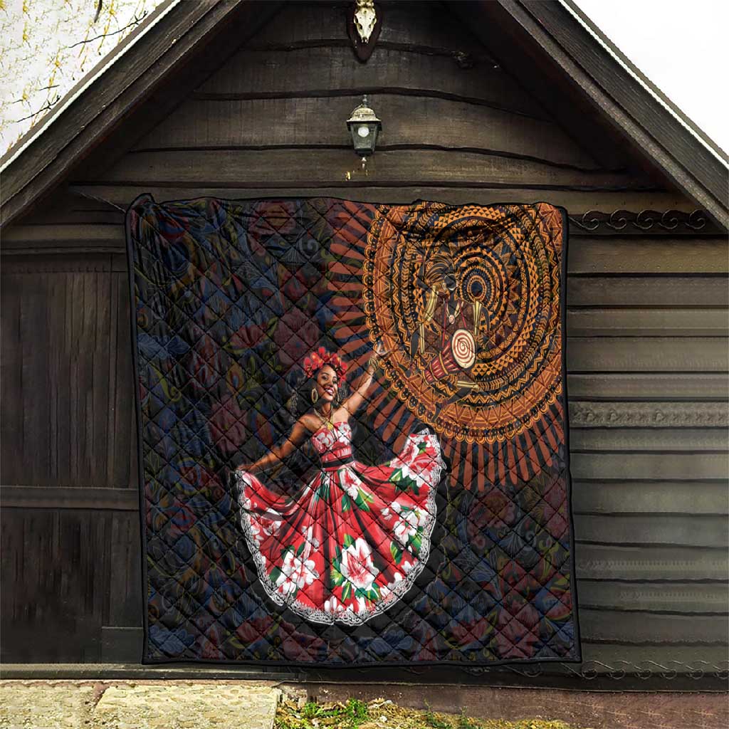 Ladies Sega Dance Quilt Paisley Mix African Pattern LT15