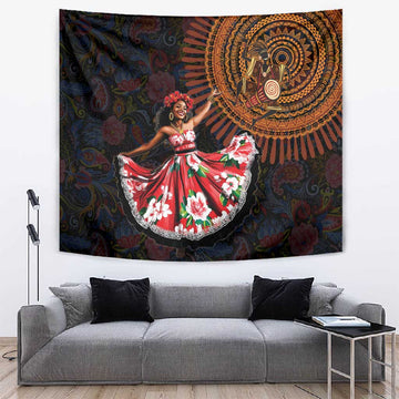 Ladies Sega Dance Tapestry Paisley Mix African Pattern LT15