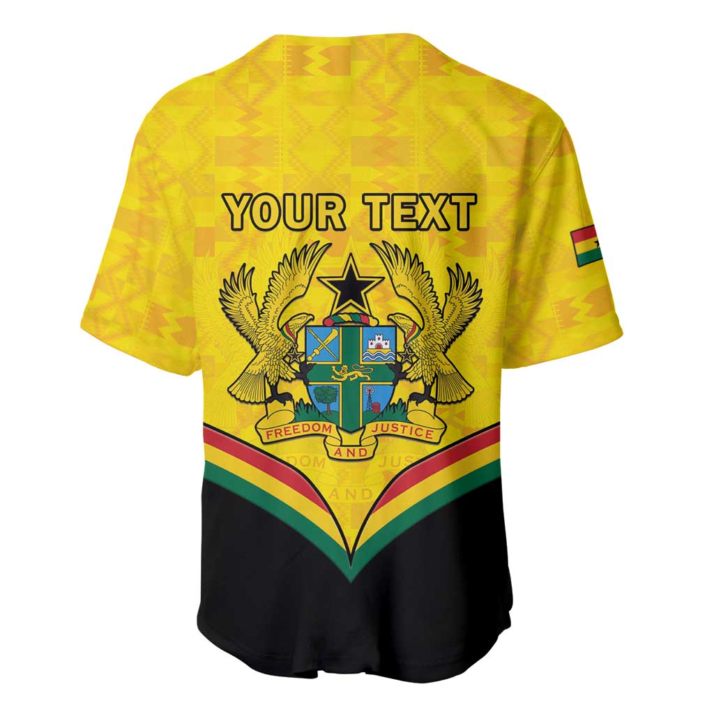 Personalised Afro Ghana Baseball Jersey 68th Anniversary Independence LT15