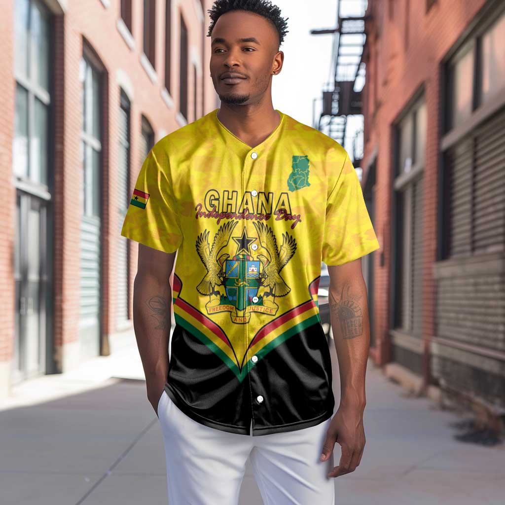 Personalised Afro Ghana Baseball Jersey 68th Anniversary Independence LT15