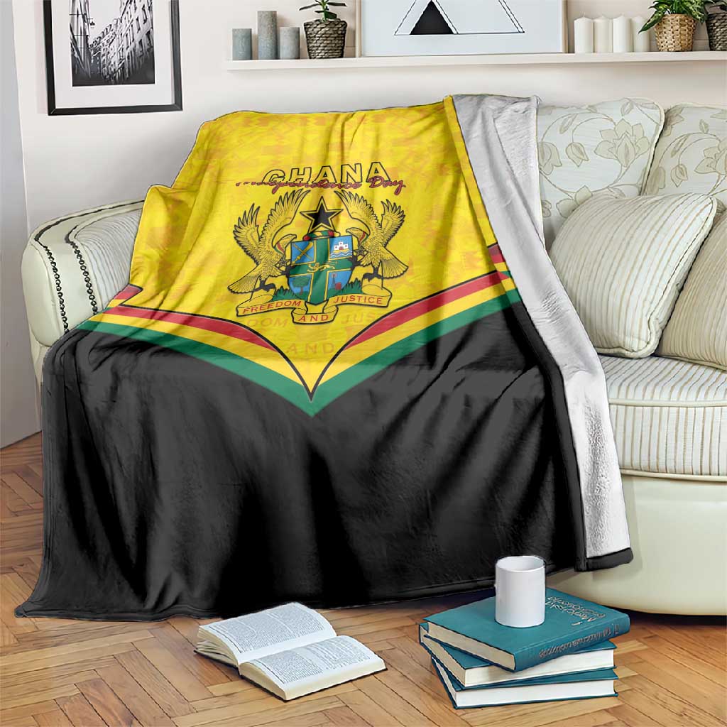 Afro Ghana Blanket 68th Anniversary Independence LT15