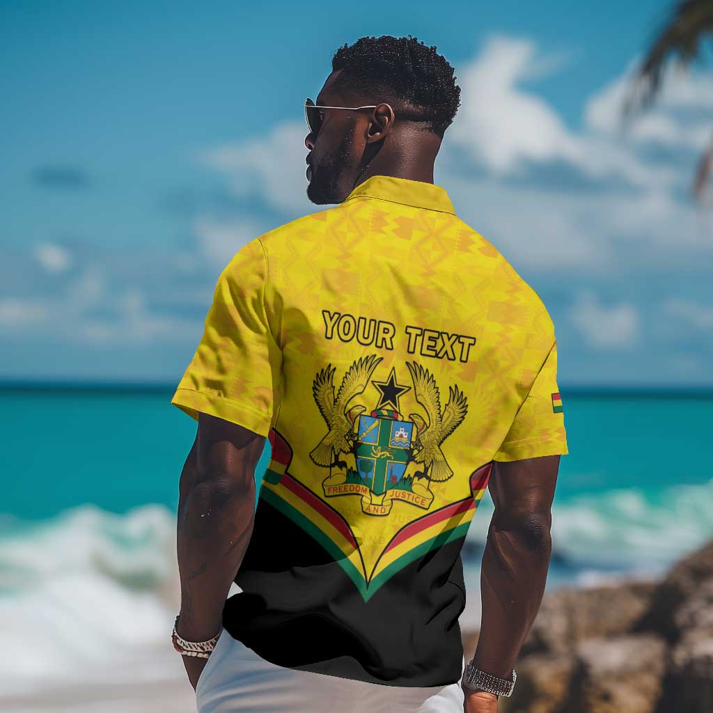 Personalised Afro Ghana Hawaiian Shirt 68th Anniversary Independence LT15