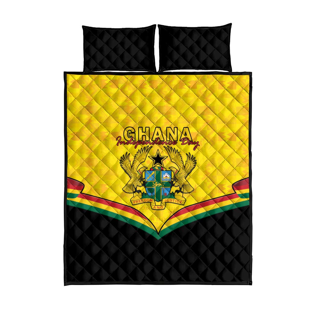 Afro Ghana Quilt Bed Set 68th Anniversary Independence LT15