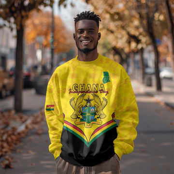 Personalised Afro Ghana Sweatshirt 68th Anniversary Independence LT15