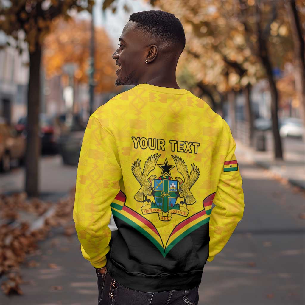 Personalised Afro Ghana Sweatshirt 68th Anniversary Independence LT15