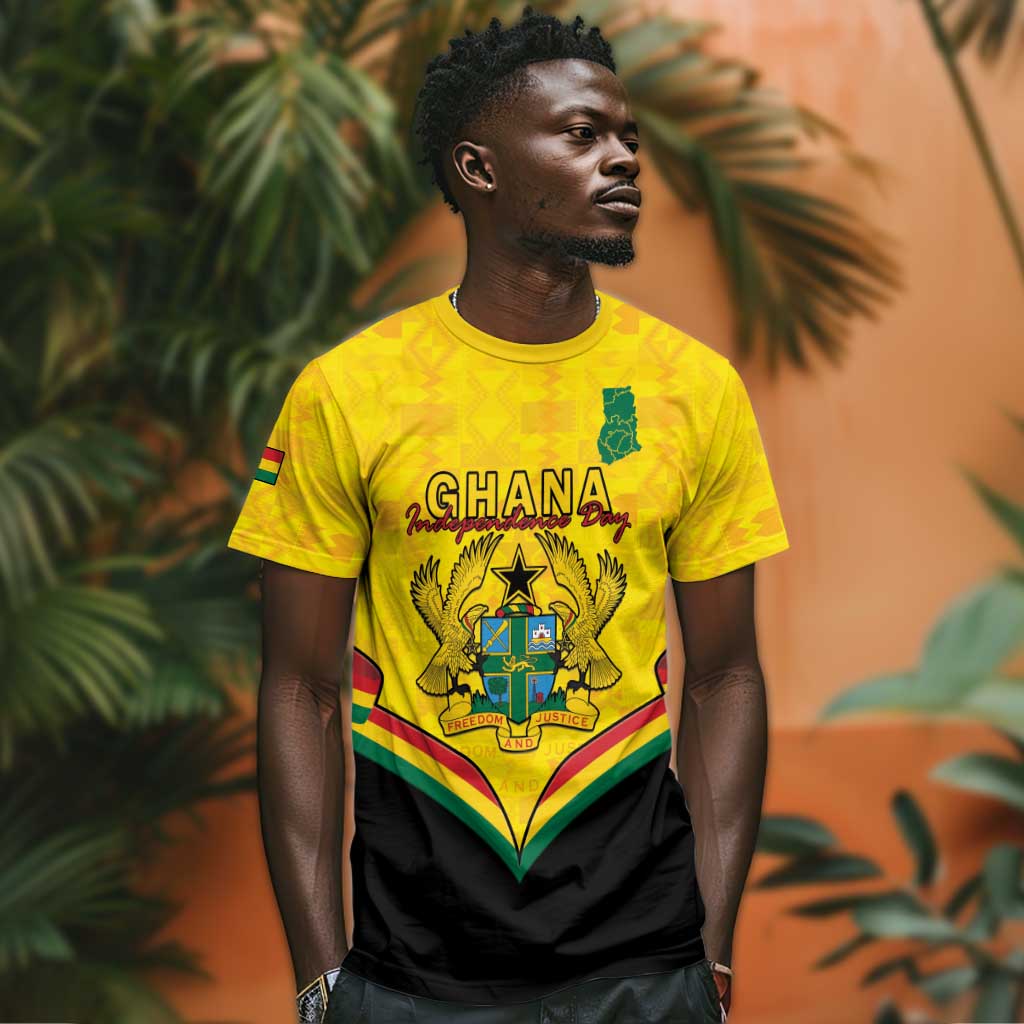 Personalised Afro Ghana T shirt 68th Anniversary Independence LT15