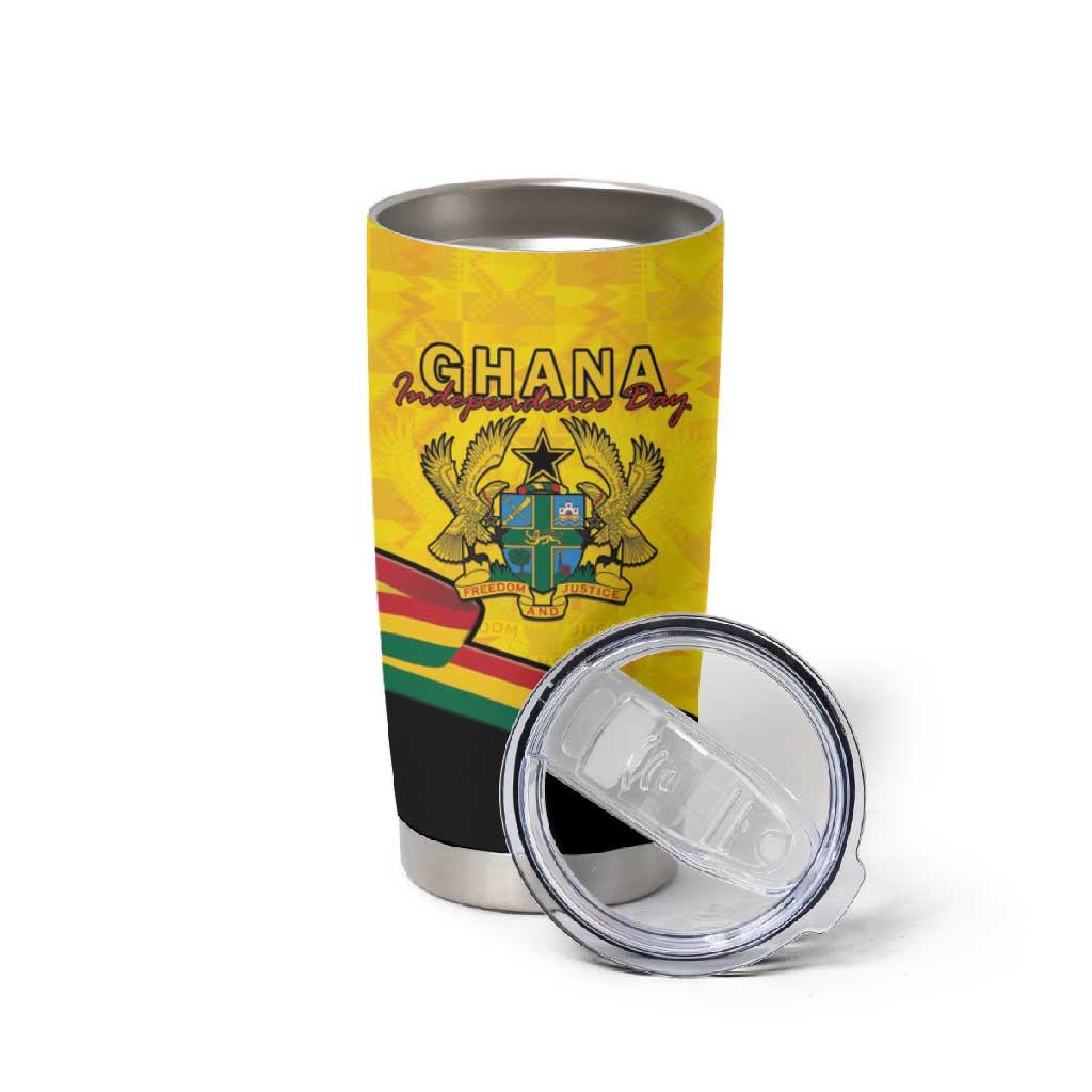 Personalised Afro Ghana Tumbler Cup 68th Anniversary Independence LT15