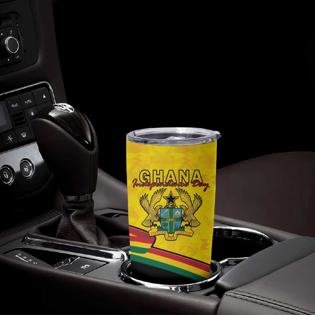 Personalised Afro Ghana Tumbler Cup 68th Anniversary Independence LT15