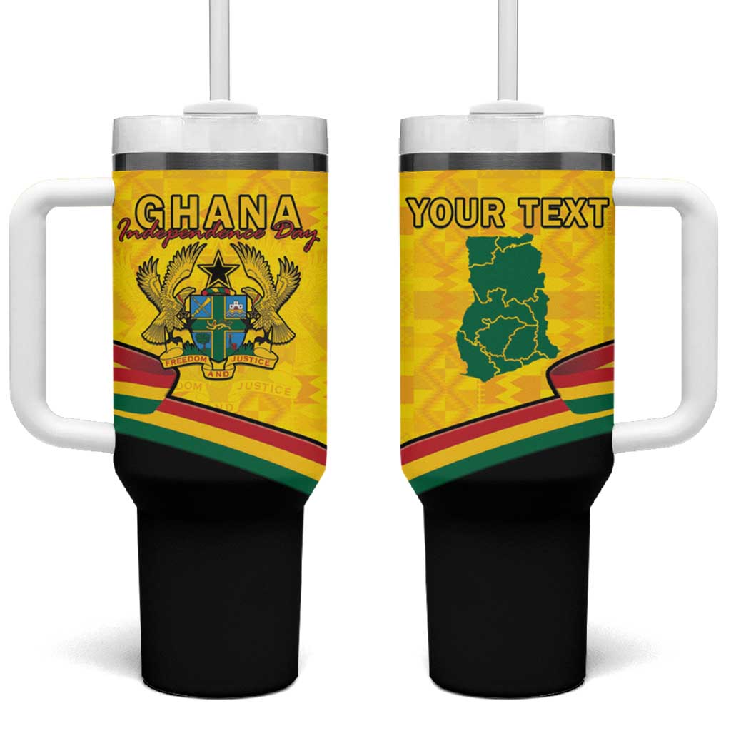 Personalised Afro Ghana Tumbler With Handle 68th Anniversary Independence LT15