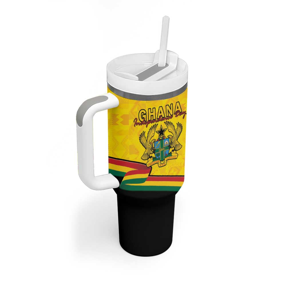 Personalised Afro Ghana Tumbler With Handle 68th Anniversary Independence LT15