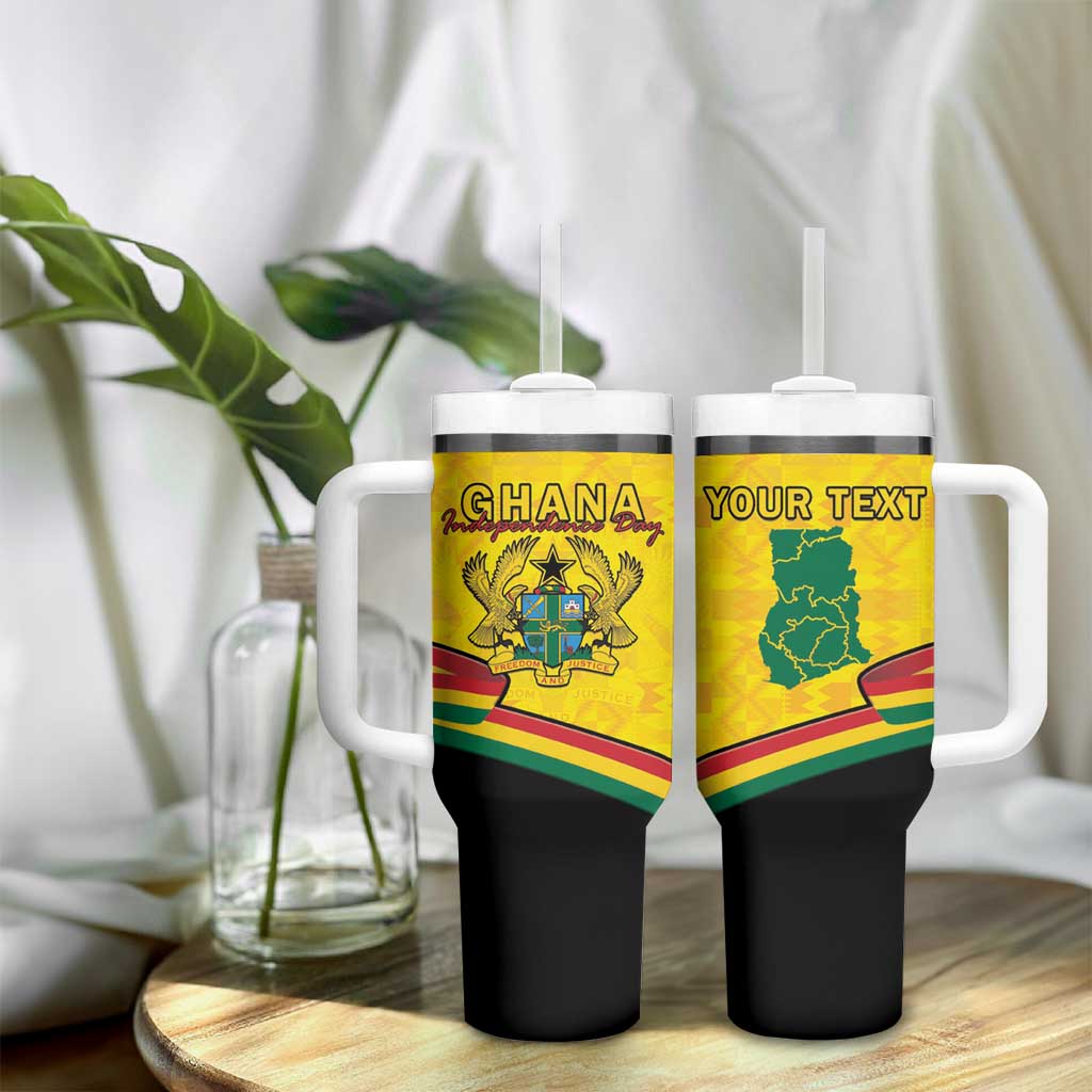 Personalised Afro Ghana Tumbler With Handle 68th Anniversary Independence LT15