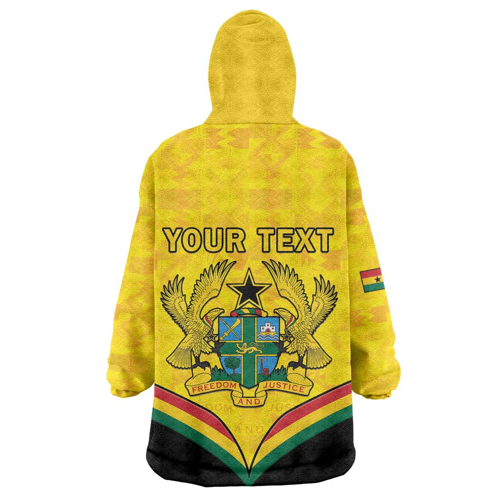 Personalised Afro Ghana Wearable Blanket Hoodie 68th Anniversary Independence LT15
