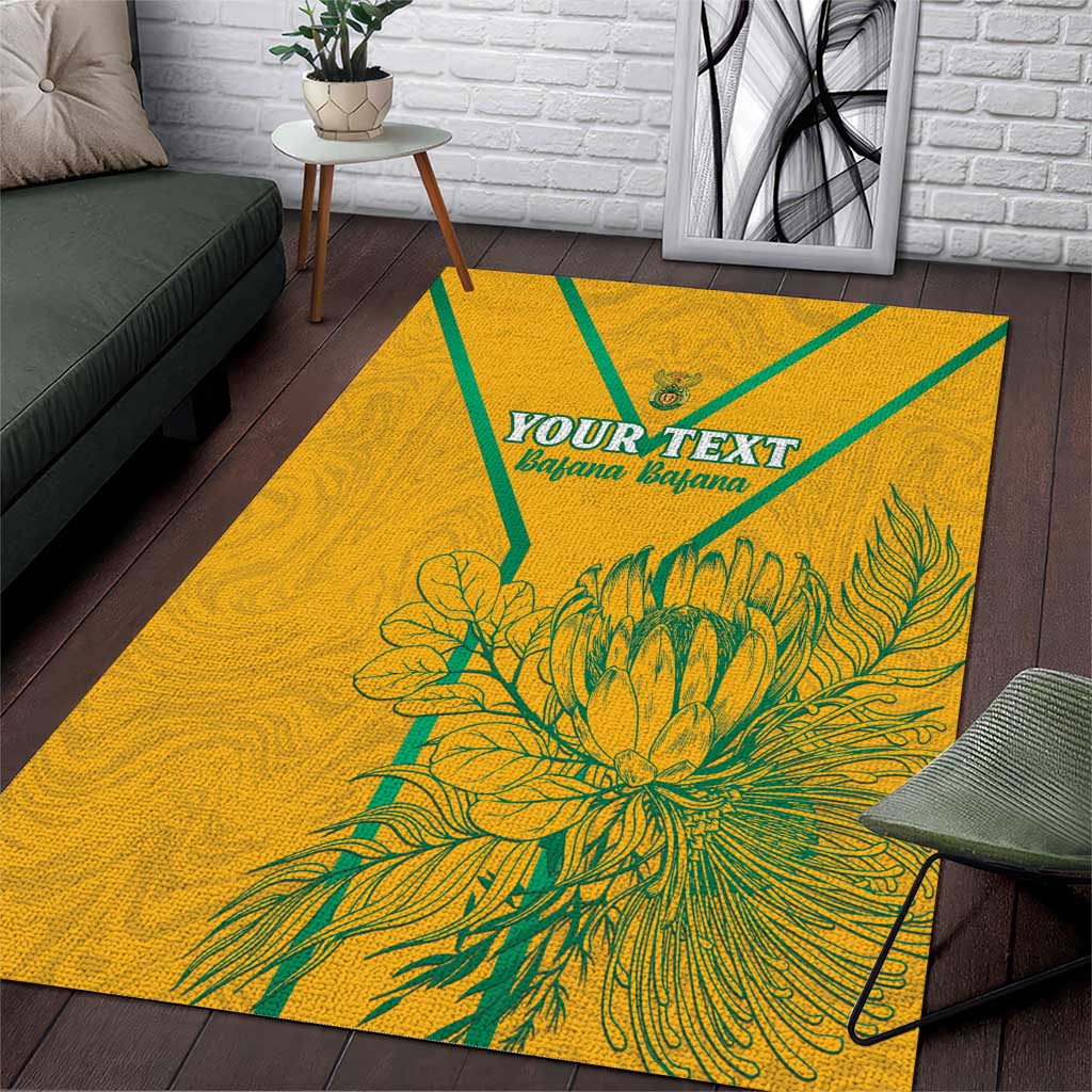 Custom Afro South Africa Soccer Area Rug Go Champions LT15