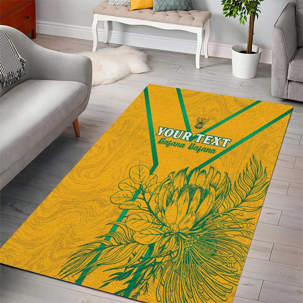 Custom Afro South Africa Soccer Area Rug Go Champions LT15