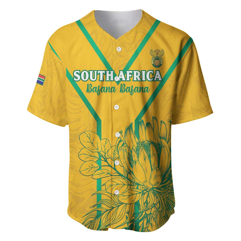 Custom Afro South Africa Soccer Baseball Jersey Go Champions LT15