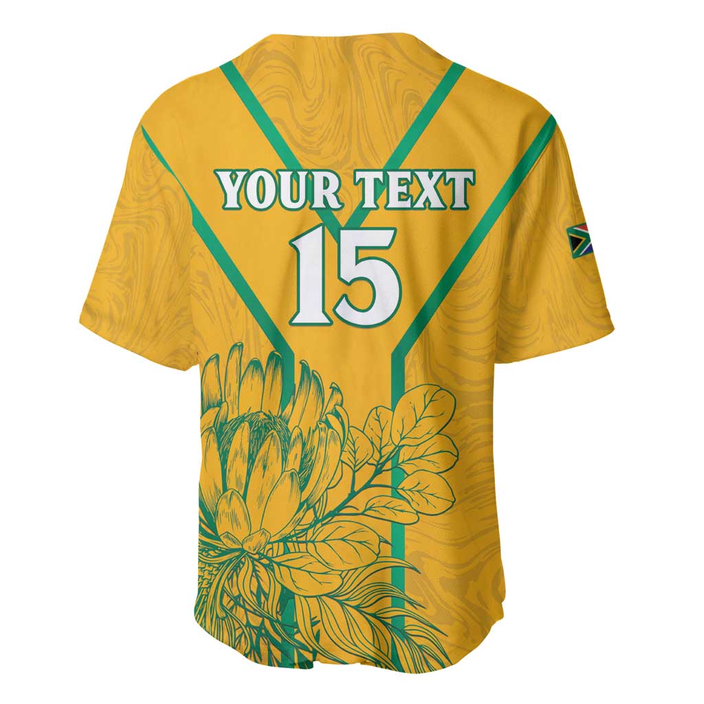 Custom Afro South Africa Soccer Baseball Jersey Go Champions LT15