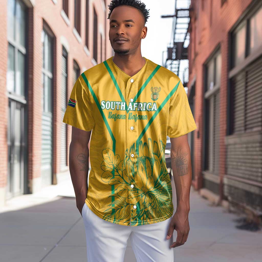 Custom Afro South Africa Soccer Baseball Jersey Go Champions LT15