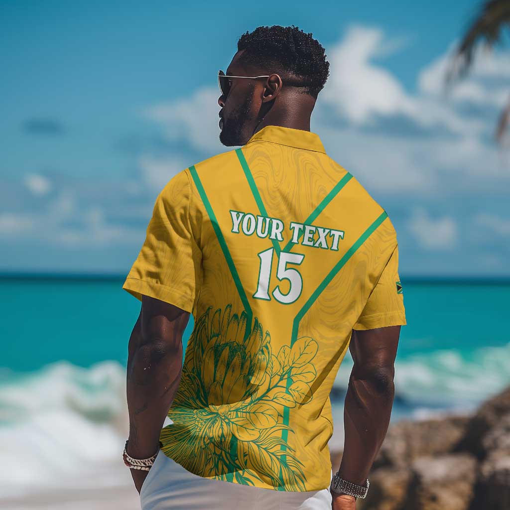 Custom Afro South Africa Soccer Hawaiian Shirt Go Champions LT15