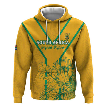 Custom South Africa Soccer Hoodie Go Bafana Bafana LT15