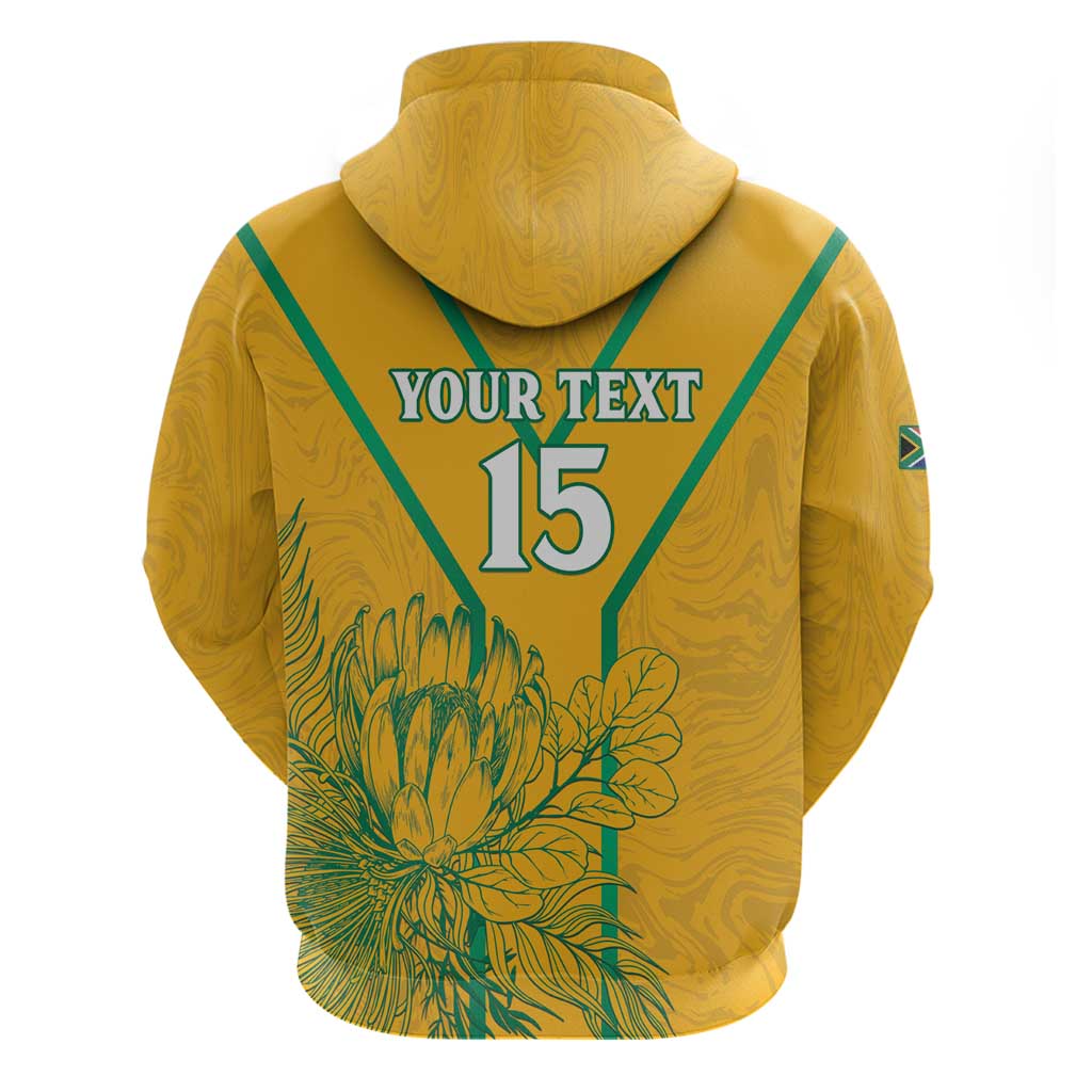 Custom South Africa Soccer Hoodie Go Bafana Bafana LT15