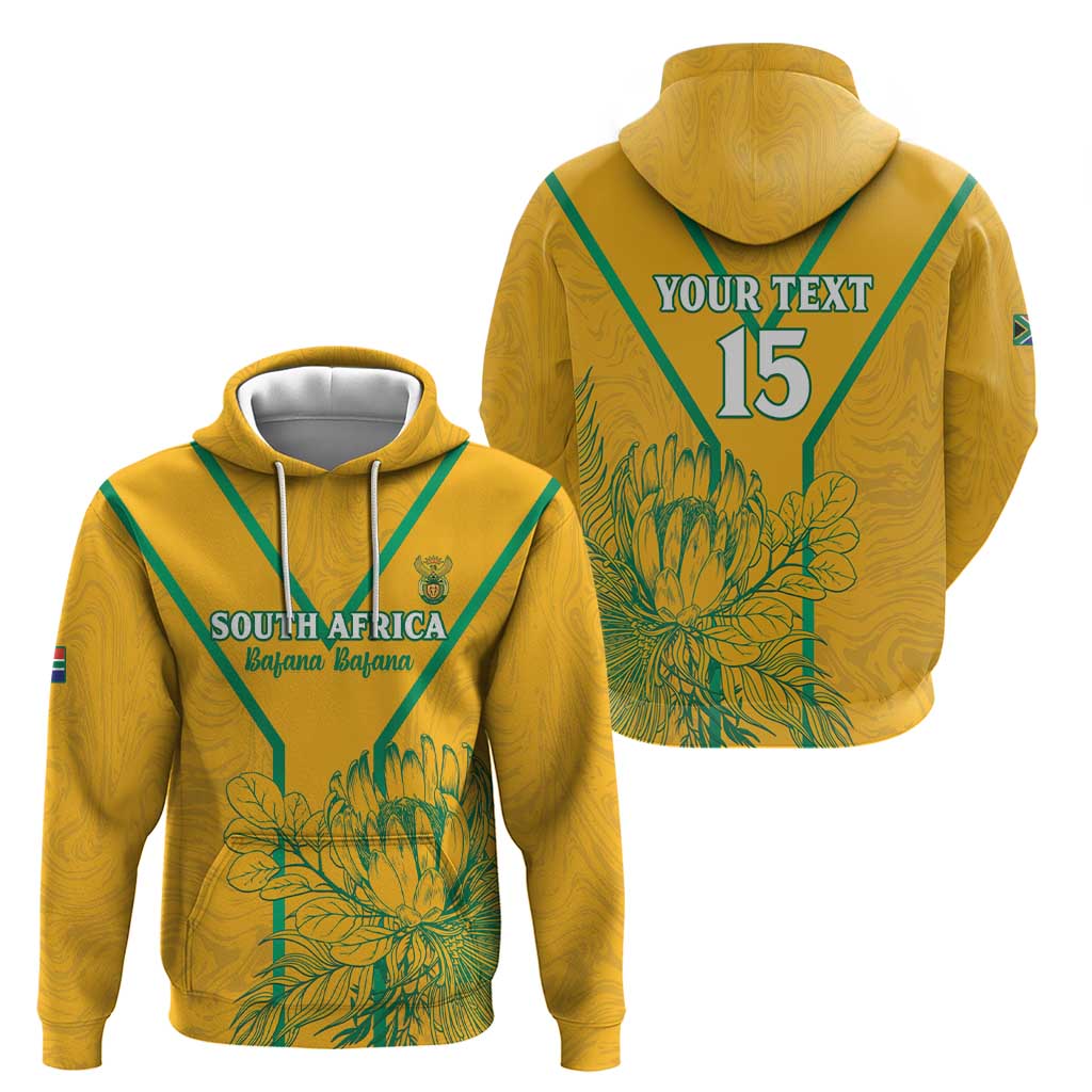 Custom South Africa Soccer Hoodie Go Bafana Bafana LT15