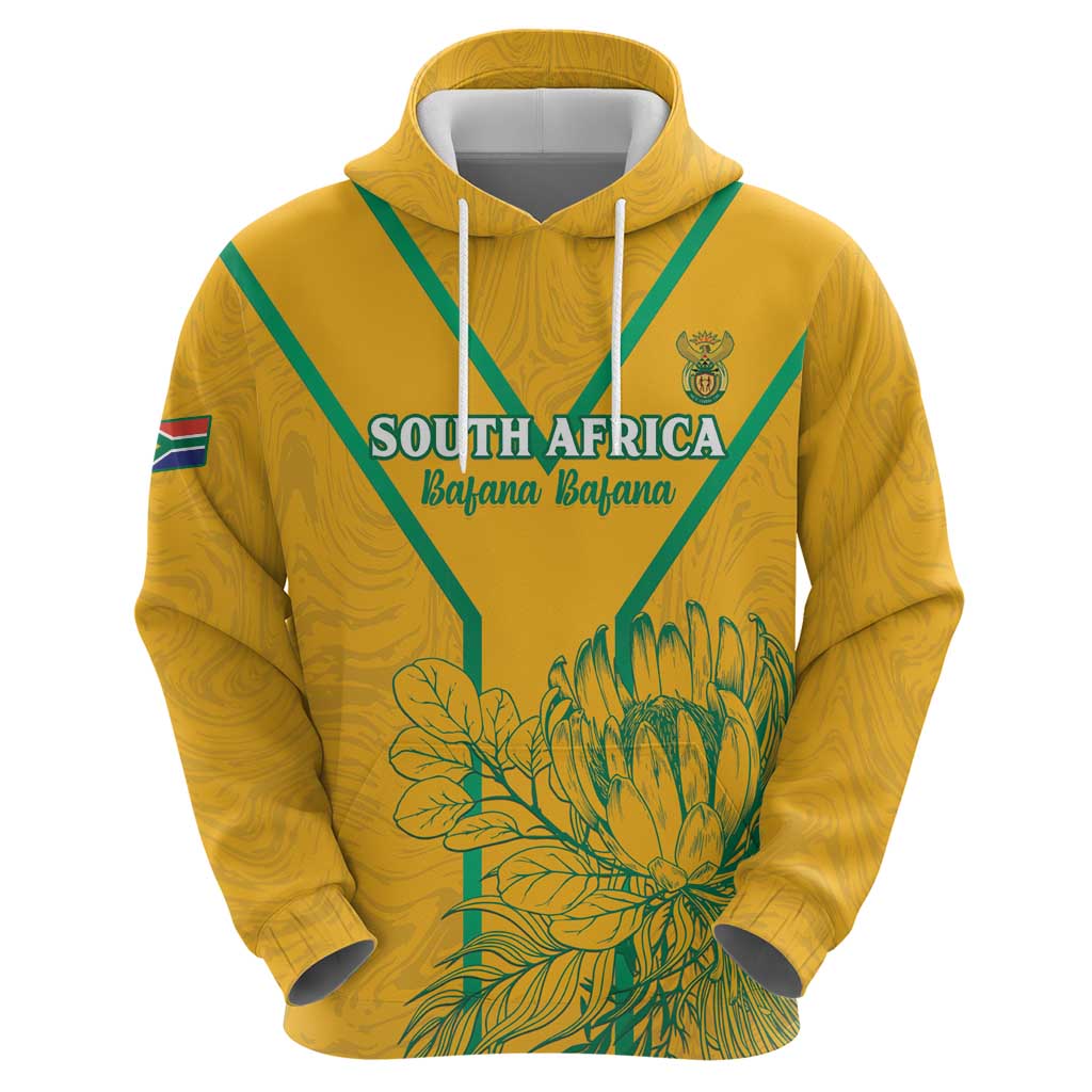 Custom South Africa Soccer Hoodie Go Bafana Bafana LT15
