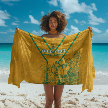 Custom Afro South Africa Soccer Sarong Go Champions LT15