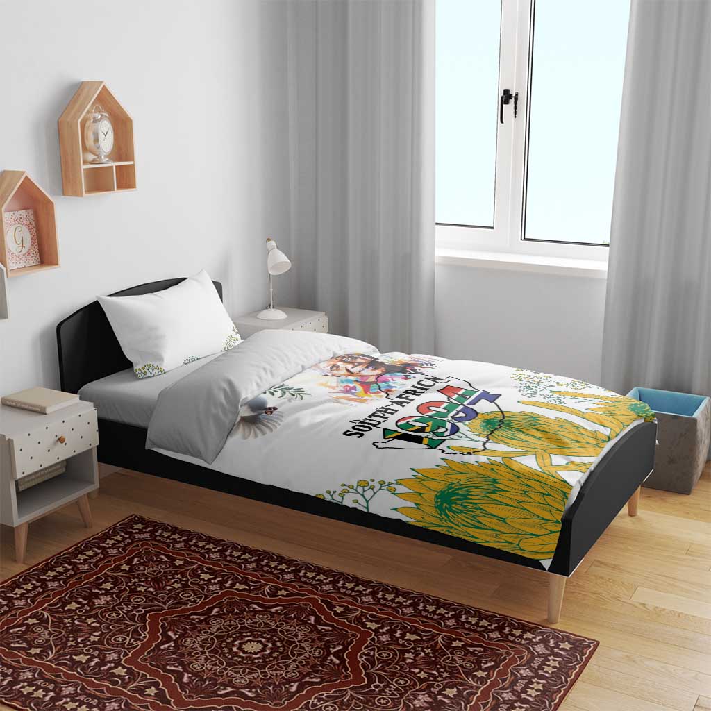 Afro South Africa Freedom Day Bedding Set Nelson Mandela LT15