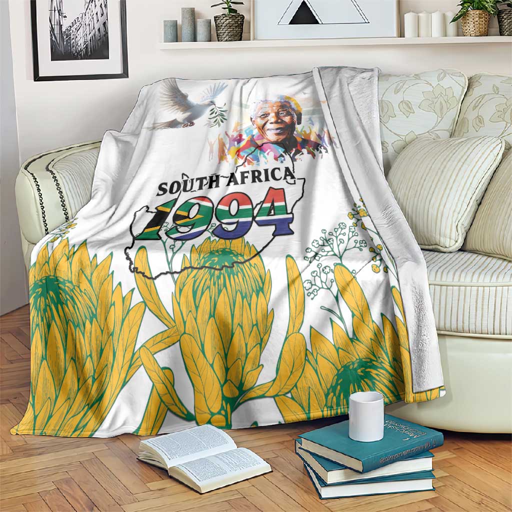 Afro South Africa Freedom Day Blanket Nelson Mandela LT15