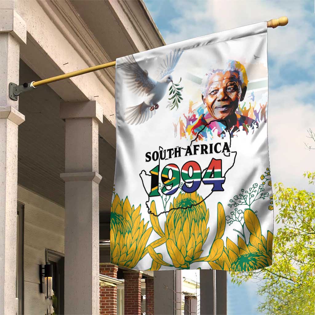 Afro South Africa Freedom Day Garden Flag Nelson Mandela LT15