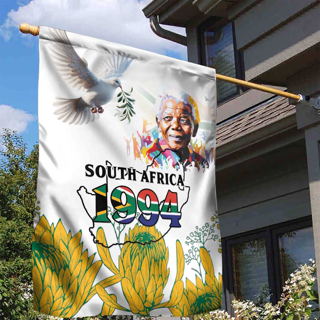 Afro South Africa Freedom Day Garden Flag Nelson Mandela LT15