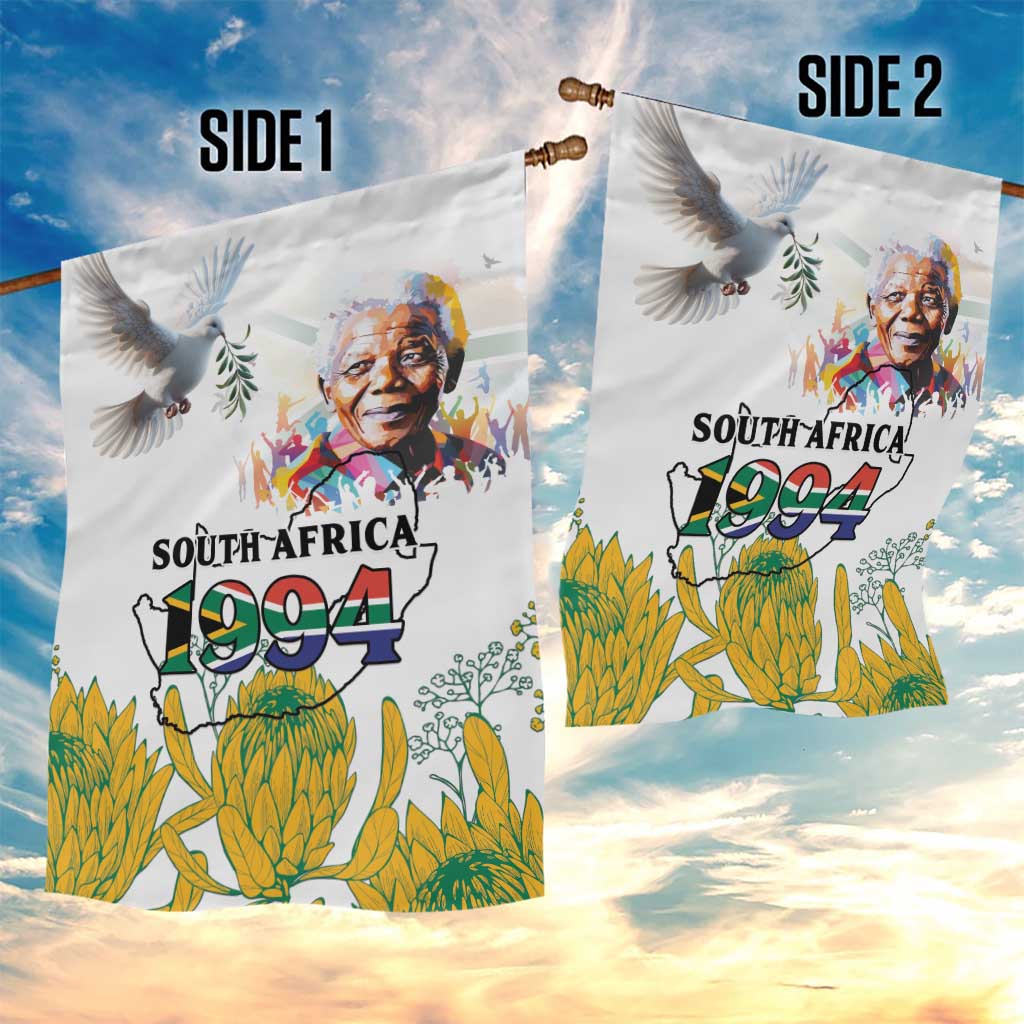 Afro South Africa Freedom Day Garden Flag Nelson Mandela LT15
