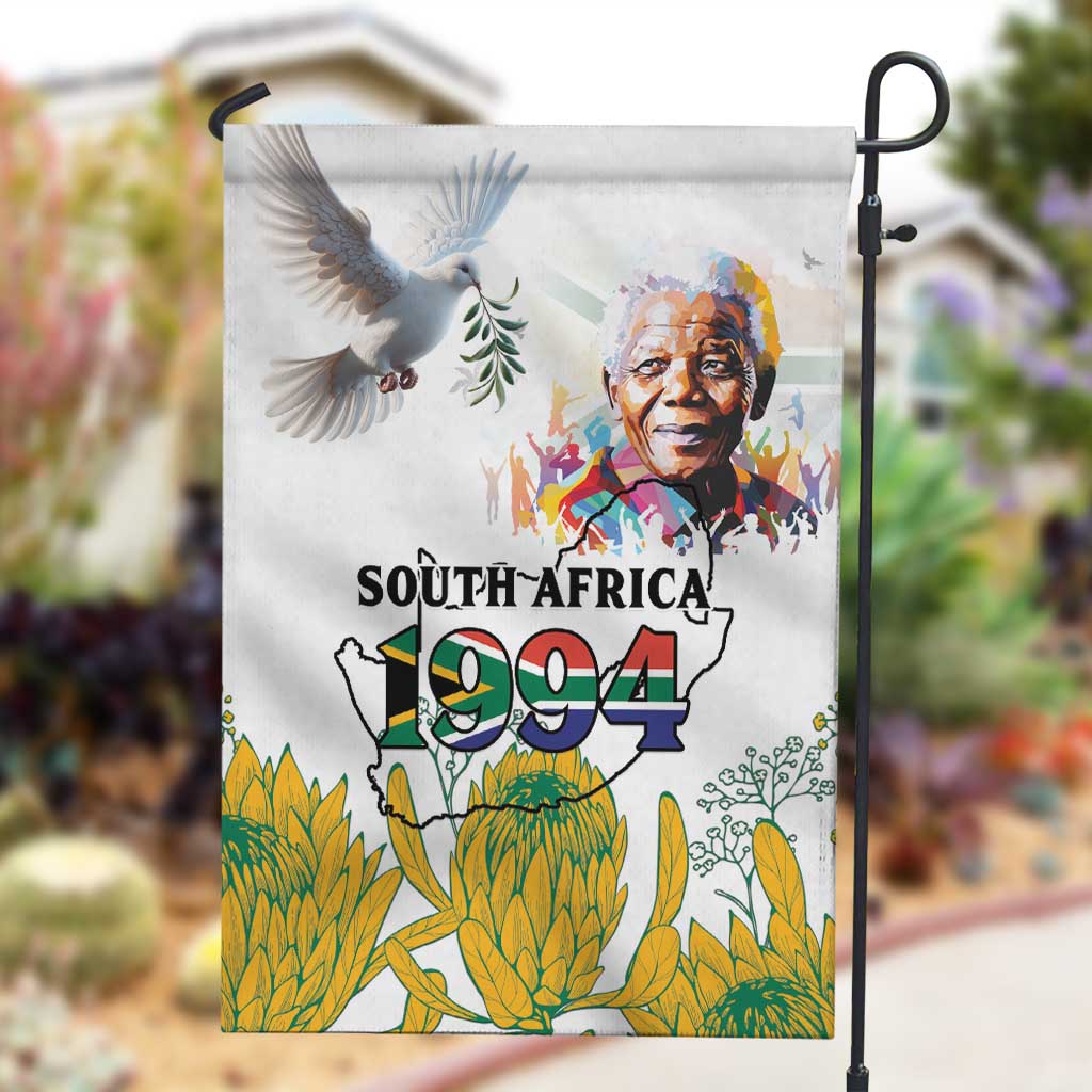 Afro South Africa Freedom Day Garden Flag Nelson Mandela LT15