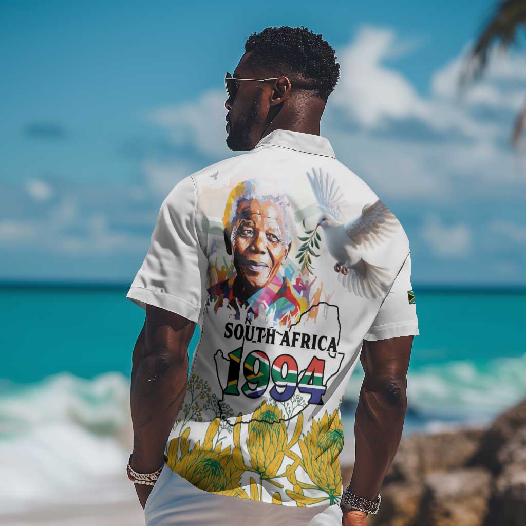 Afro South Africa Freedom Day Hawaiian Shirt Nelson Mandela LT15