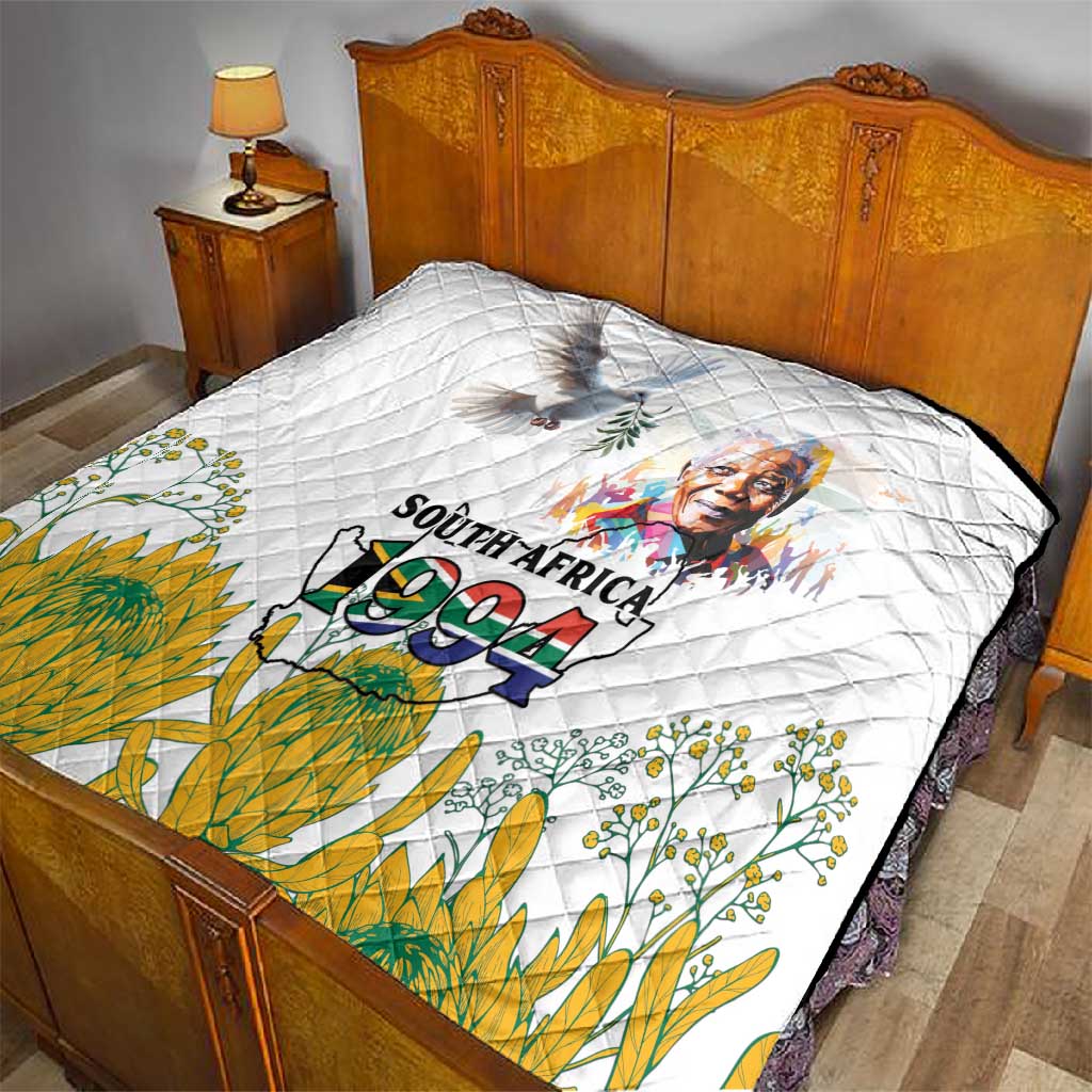 Afro South Africa Freedom Day Quilt Nelson Mandela LT15