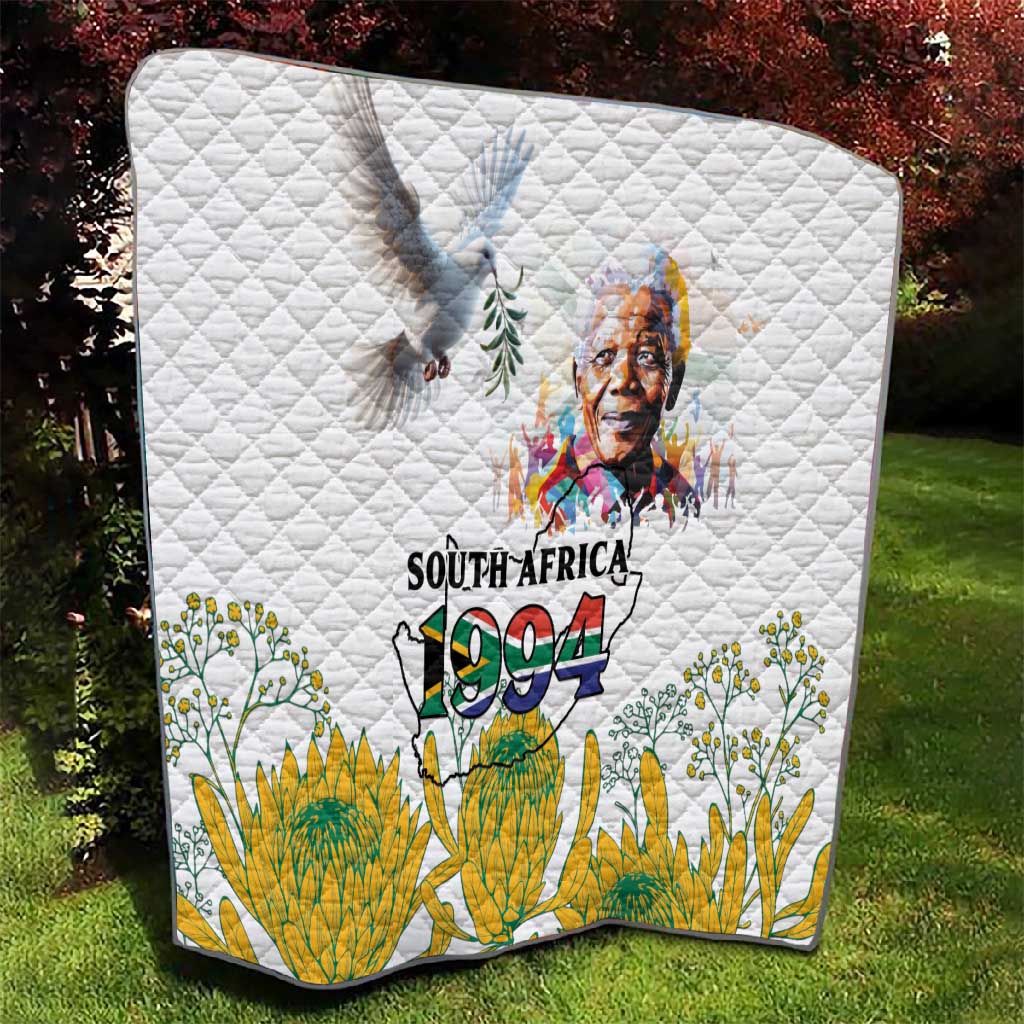 Afro South Africa Freedom Day Quilt Nelson Mandela LT15