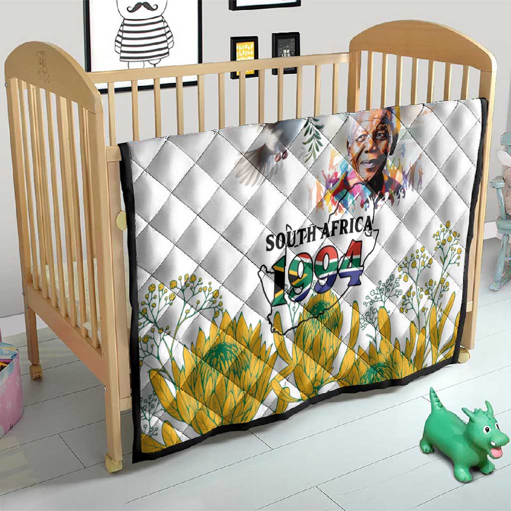 Afro South Africa Freedom Day Quilt Nelson Mandela LT15