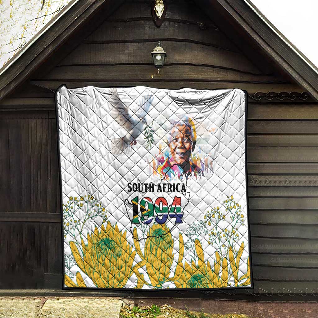 Afro South Africa Freedom Day Quilt Nelson Mandela LT15