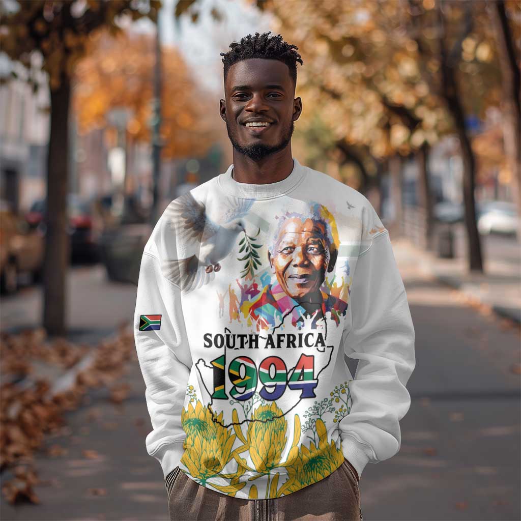 Afro South Africa Freedom Day Sweatshirt Nelson Mandela LT15