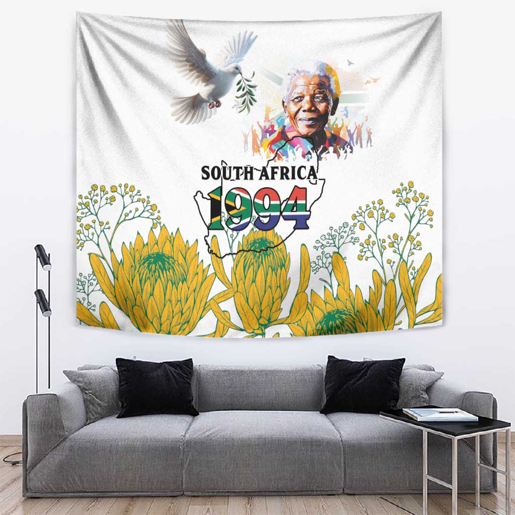Afro South Africa Freedom Day Tapestry Nelson Mandela LT15