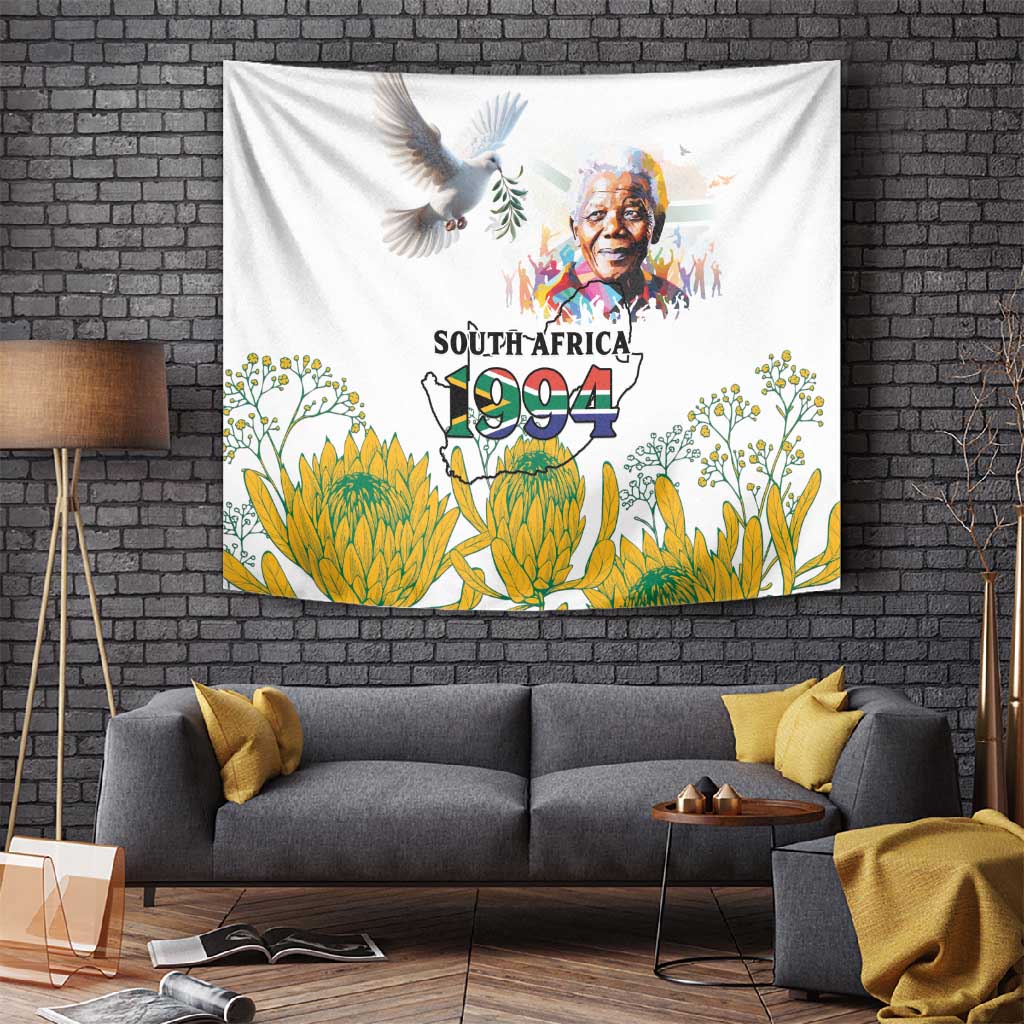 Afro South Africa Freedom Day Tapestry Nelson Mandela LT15