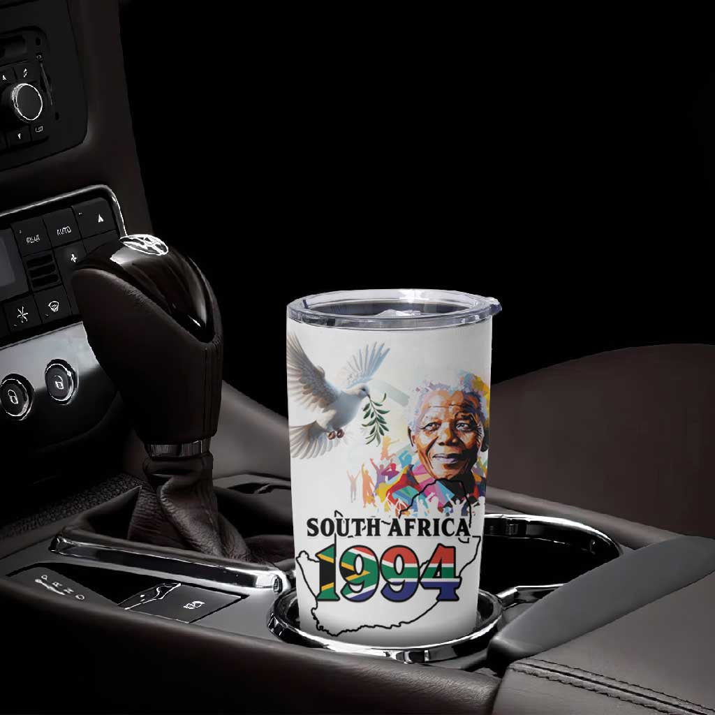 Afro South Africa Freedom Day Tumbler Cup Nelson Mandela LT15