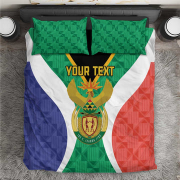 Personalised South Africa Bedding Set Coat Of Arms Flag Style LT15