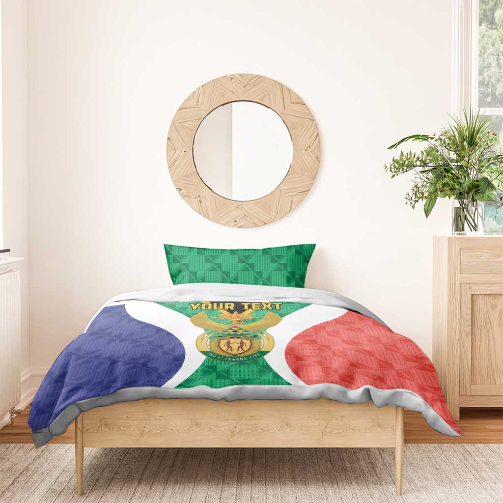 Personalised South Africa Bedding Set Coat Of Arms Flag Style LT15