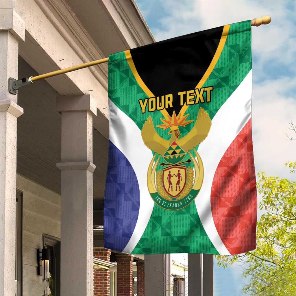 Personalised South Africa Garden Flag Coat Of Arms Flag Style LT15