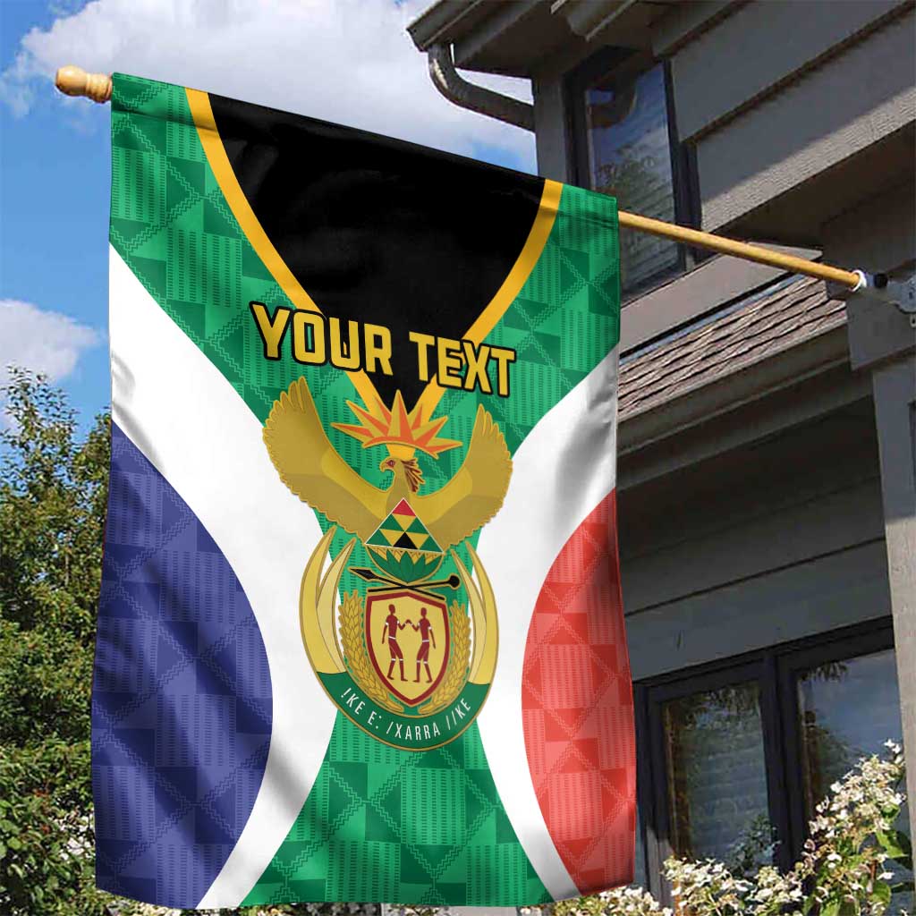 Personalised South Africa Garden Flag Coat Of Arms Flag Style LT15