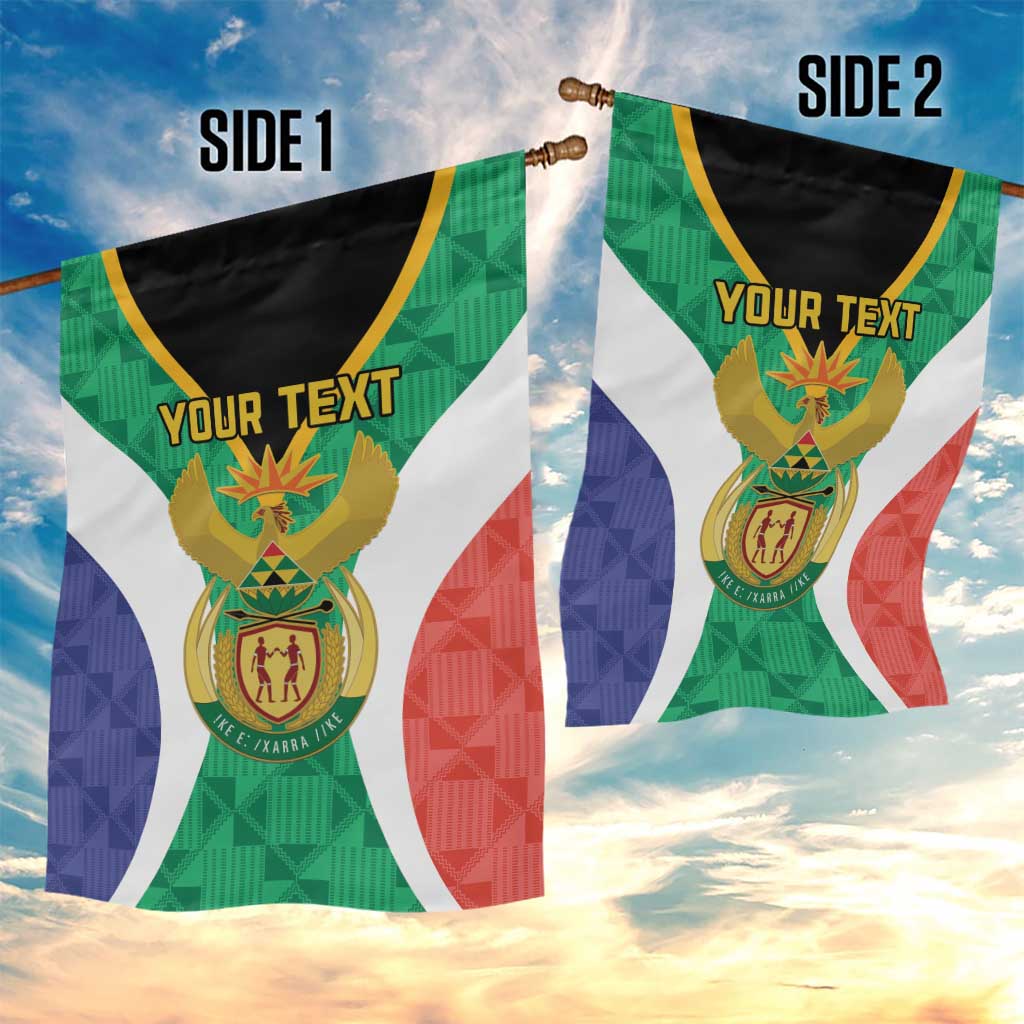 Personalised South Africa Garden Flag Coat Of Arms Flag Style LT15