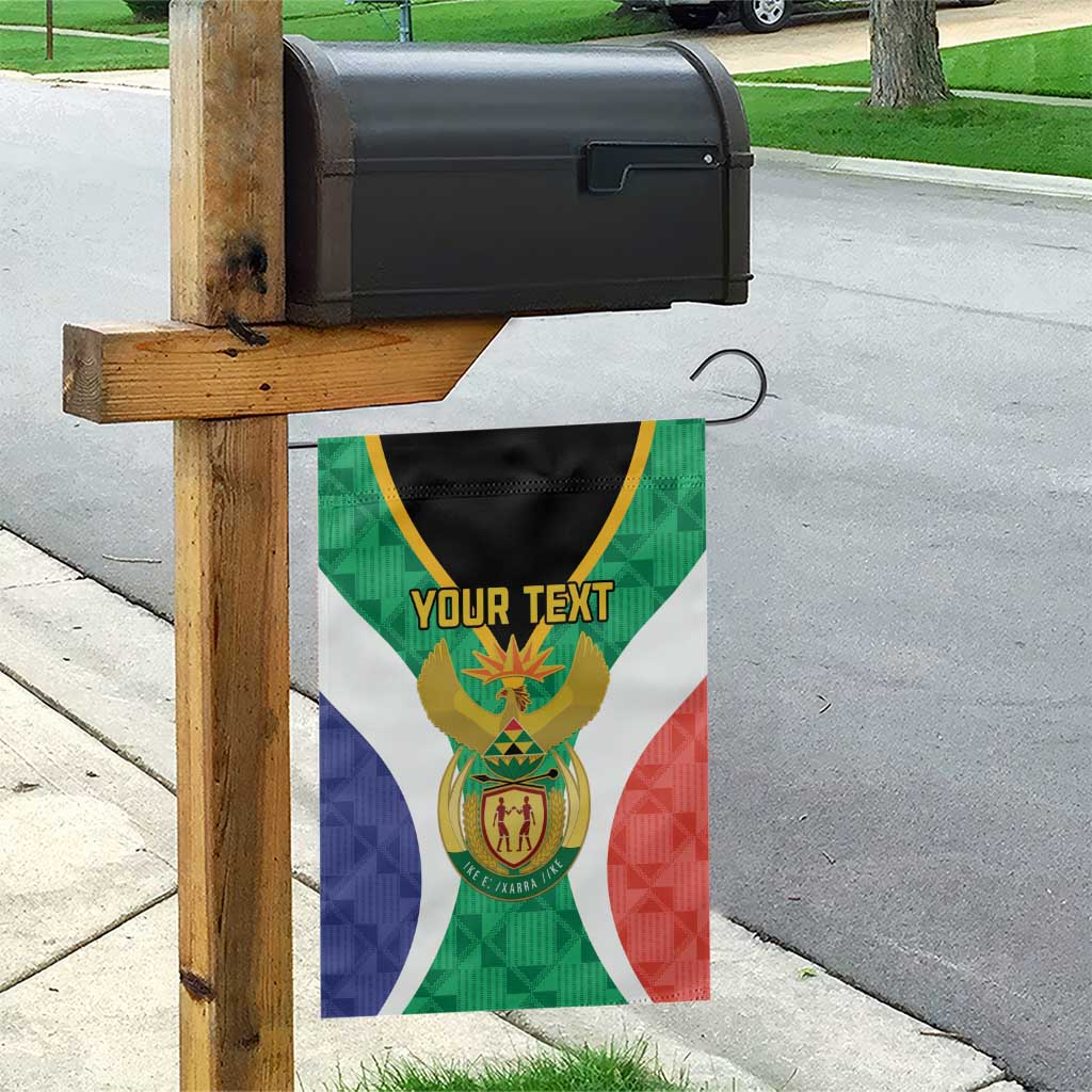 Personalised South Africa Garden Flag Coat Of Arms Flag Style LT15
