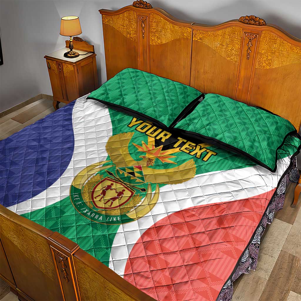 Personalised South Africa Quilt Bed Set Coat Of Arms Flag Style LT15
