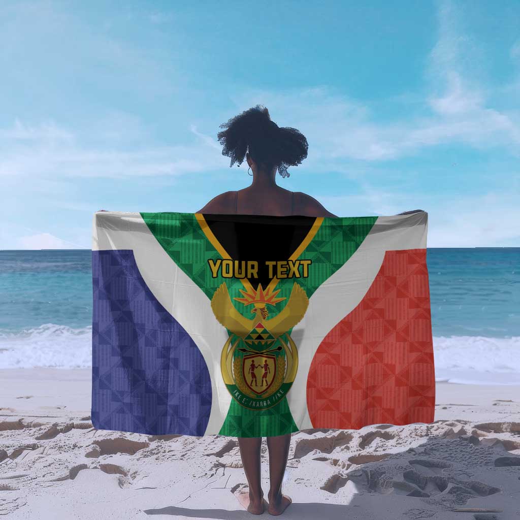 Personalised South Africa Sarong Coat Of Arms Flag Style LT15